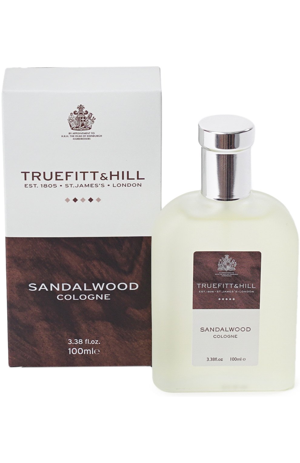Мужской одеколон sandalwood TRUEFITT&HILL бесцветного цвета, арт. 550 | Фото 1 (Статус проверки: Проверена категория; Ограничения доставки: flammable)