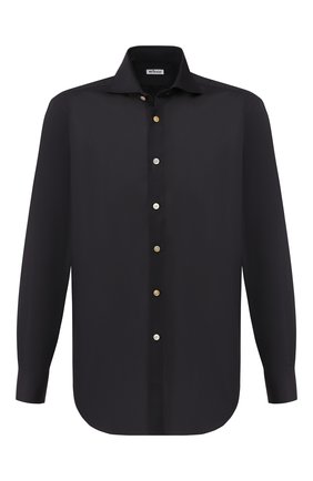 Мужская хлопковая сорочка KITON черного цвета по цене 39450 руб., арт. UCID/H003107 | Фото 1 Мужская хлопковая сорочка KITON черного цвета, арт. UCID/H003107 | Фото 1