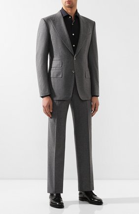Мужская хлопковая сорочка KITON черного цвета по цене 39450 руб., арт. UCID/H003107 | Фото 2 Мужская хлопковая сорочка KITON черного цвета, арт. UCID/H003107 | Фото 2