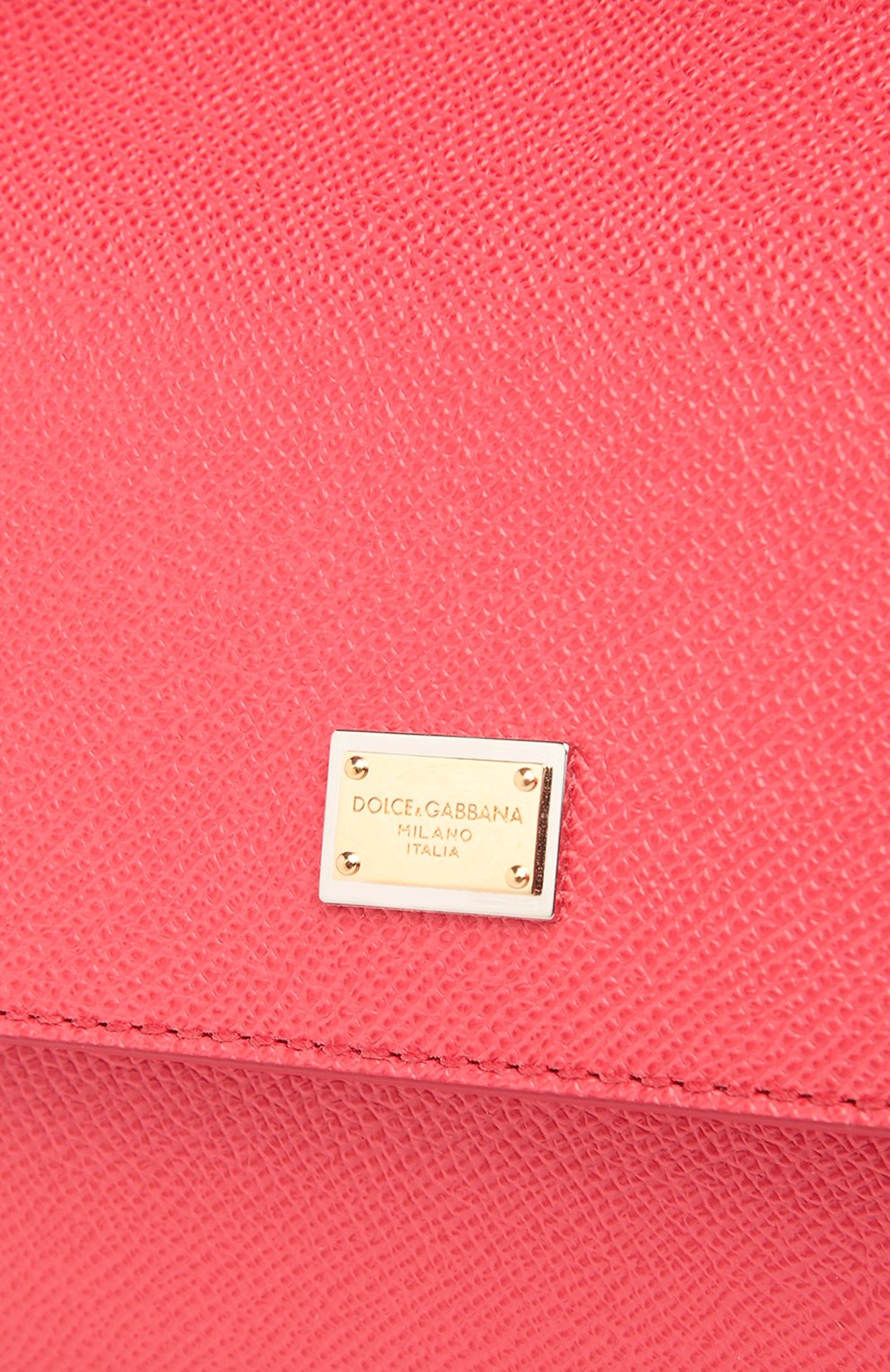 Женская сумка sicily small DOLCE & GABBANA коралловая цвета, арт. 0116/BB6003/A1001 купить в ЦУМ | Фото №5 Сумка Sicily small Dolce & Gabbana коралловая цвета | Фото №5