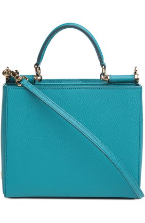 Женская сумка-тоут sicily с зеркалом DOLCE & GABBANA синяя цвета, арт. 0116/BB6098/A1001 купить в ЦУМ | Фото №2 Сумка-тоут Sicily с зеркалом Dolce & Gabbana синяя цвета | Фото №2