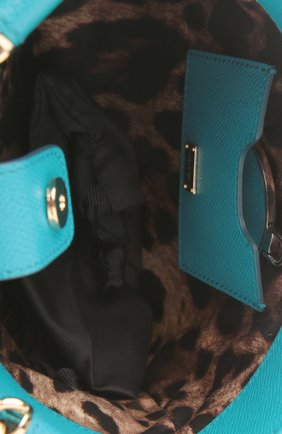 Женская сумка-тоут sicily с зеркалом DOLCE & GABBANA синяя цвета, арт. 0116/BB6098/A1001 купить в ЦУМ | Фото №5 Сумка-тоут Sicily с зеркалом Dolce & Gabbana синяя цвета | Фото №5