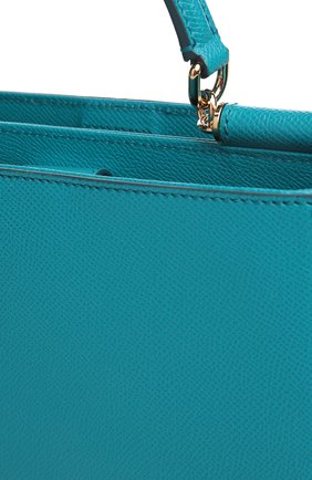 Женская сумка-тоут sicily с зеркалом DOLCE & GABBANA синяя цвета, арт. 0116/BB6098/A1001 купить в ЦУМ | Фото №6 Сумка-тоут Sicily с зеркалом Dolce & Gabbana синяя цвета | Фото №6