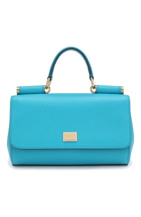 Сумка Sicily mini Dolce & Gabbana, бирюзового цвета, арт. 0116/BB5935/A1001 в ЦУМ | Фото №1 Сумка Sicily mini Dolce & Gabbana бирюзового цвета | Фото №1