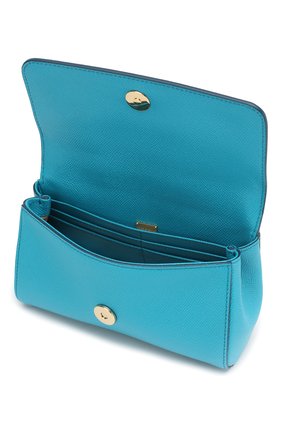 Сумка Sicily mini Dolce & Gabbana, бирюзового цвета, арт. 0116/BB5935/A1001 в ЦУМ | Фото №4 Сумка Sicily mini Dolce & Gabbana бирюзового цвета | Фото №4