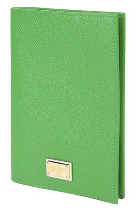 Кожаная обложка для документов Dolce & Gabbana, зеленого цвета, арт. 0116/BI1713/A1001 в ЦУМ | Фото №3 Кожаная обложка для документов Dolce & Gabbana зеленого цвета | Фото №3