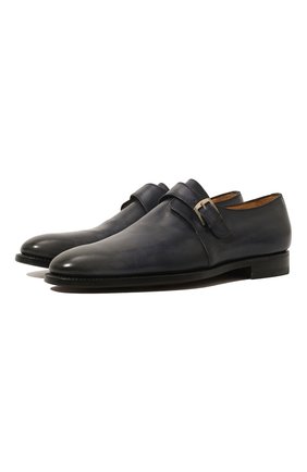 Мужские кожаные монки с одной пряжкой KITON темно-синего цвета по цене 258500 руб., арт. USSMIR0/N100 | Фото 1 Мужские кожаные монки с одной пряжкой KITON темно-синего цвета, арт. USSMIR0/N100 | Фото 1 (Статус проверки: Проверена категория, Проверено; Стили: Классический; Материал внутренний: Натуральная кожа; Материал внешний: Кожа)