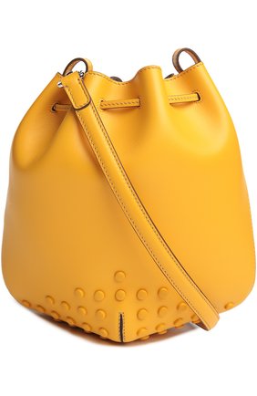 Женская сумка TOD’S желтая цвета, арт. XBWGMMKG100T0P купить в ЦУМ | Фото №2 Сумка Tod’s желтая цвета | Фото №2
