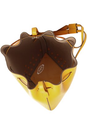 Женская сумка TOD’S желтая цвета, арт. XBWGMMKG100T0P купить в ЦУМ | Фото №4 Сумка Tod’s желтая цвета | Фото №4
