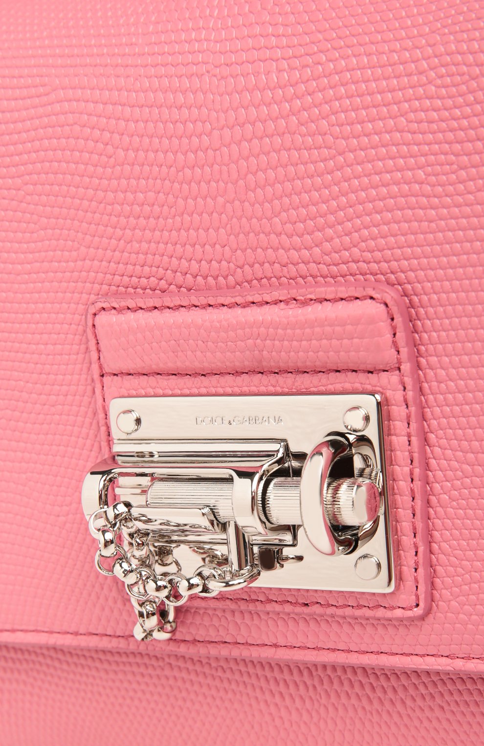 Женская сумка monica с зеркалом DOLCE & GABBANA светло-розовая цвета, арт. 0116/BB5827/A1743 купить в ЦУМ | Фото №5 Сумка Monica с зеркалом Dolce & Gabbana светло-розовая цвета | Фото №5