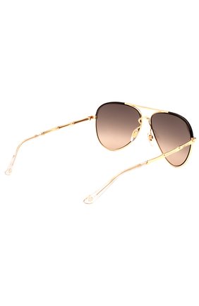 Женские солнцезащитные очки GUCCI коричневого цвета по цене 21880 руб., арт. 4276 J5G DX | Фото 3 Женские солнцезащитные очки GUCCI коричневого цвета, арт. 4276 J5G DX | Фото 3
