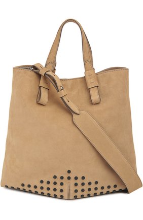 Женская сумка gommino TOD’S бежевая цвета, арт. XBWGMMFG300XCG купить в ЦУМ | Фото №2 Сумка Gommino Tod’s бежевая цвета | Фото №2