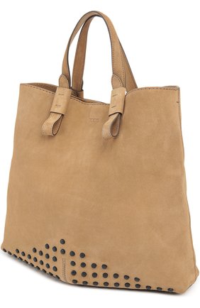 Женская сумка gommino TOD’S бежевая цвета, арт. XBWGMMFG300XCG купить в ЦУМ | Фото №3 Сумка Gommino Tod’s бежевая цвета | Фото №3