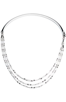 Женское серебряное колье Eddie Borgo, арт. NK1829-01 купить в ЦУМ | Фото №1 Колье Eddie Borgo серебряное | Фото №1