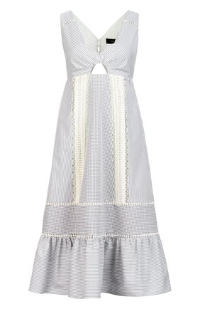 Женское серое платье Thakoon, арт. T116SSDRT311 купить в ЦУМ | Фото №1 Платье Thakoon серое | Фото №1