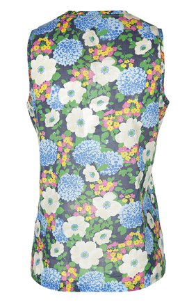 Женский голубой топ Carven, арт. 715DE04 купить в ЦУМ | Фото №1 Топ Carven голубой | Фото №1