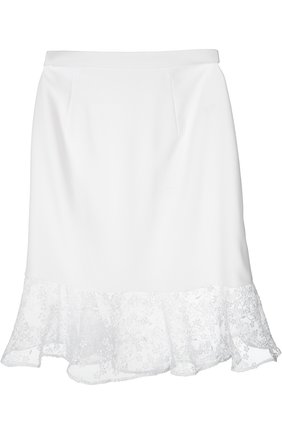 Женская белая юбка Carven, арт. 260J22 купить в ЦУМ | Фото №1 Юбка Carven белая | Фото №1