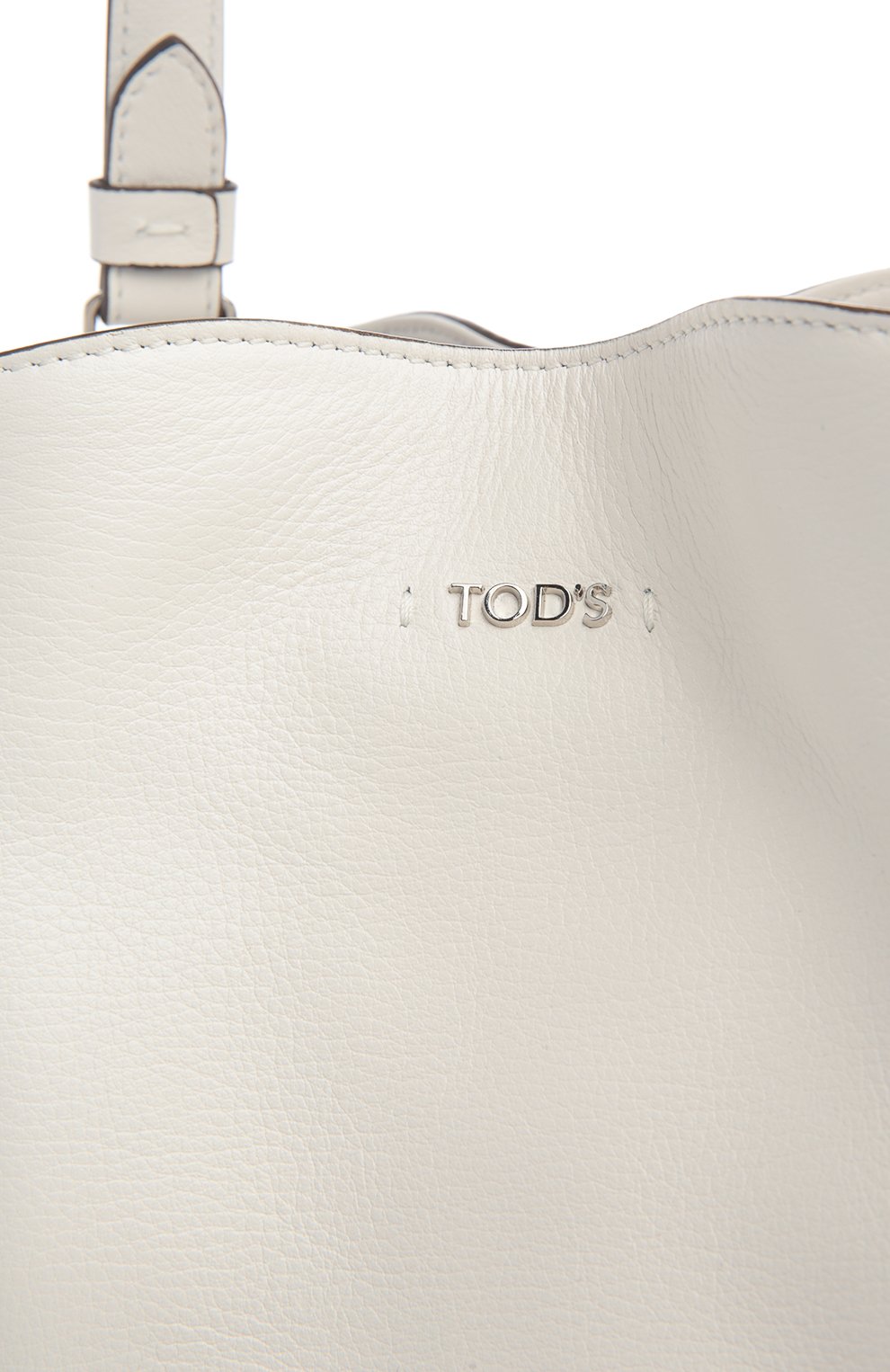 Женская сумка TOD’S белая цвета, арт. XBWAACAP201TIC купить в ЦУМ | Фото №6 Сумка Tod’s белая цвета | Фото №6