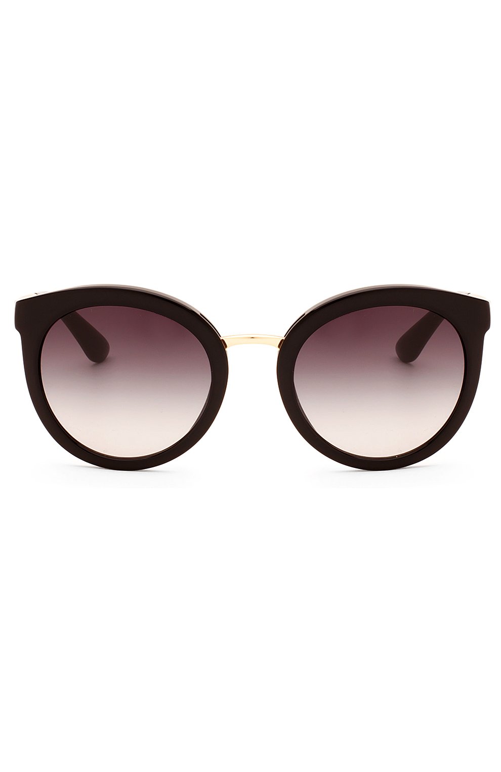 Женские солнцезащитные очки DOLCE & GABBANA черного цвета, арт. 4268-501/8G | Фото 1