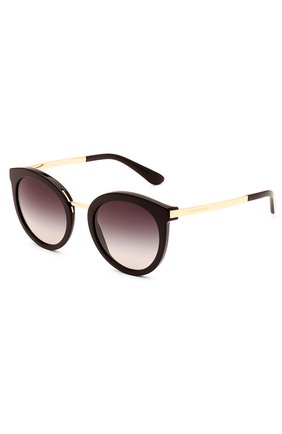 Женские солнцезащитные очки DOLCE & GABBANA черного цвета по цене 14800 руб., арт. 4268-501/8G | Фото 2 Женские солнцезащитные очки DOLCE & GABBANA черного цвета, арт. 4268-501/8G | Фото 2