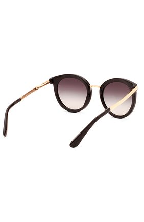 Женские солнцезащитные очки DOLCE & GABBANA черного цвета по цене 14800 руб., арт. 4268-501/8G | Фото 3 Женские солнцезащитные очки DOLCE & GABBANA черного цвета, арт. 4268-501/8G | Фото 3