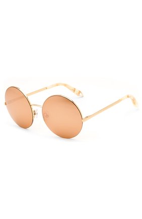 Женские солнцезащитные очки VICTORIA BECKHAM золотого цвета по цене 63650 руб., арт. S95 C07 | Фото 2 Женские солнцезащитные очки VICTORIA BECKHAM золотого цвета, арт. S95 C07 | Фото 2