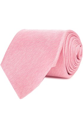 Мужской галстук KITON розового цвета, арт. KA/C6D59 | Фото 1 (Материал: Текстиль, Шелк; Статус проверки: Проверено; Принт: Без принта)
