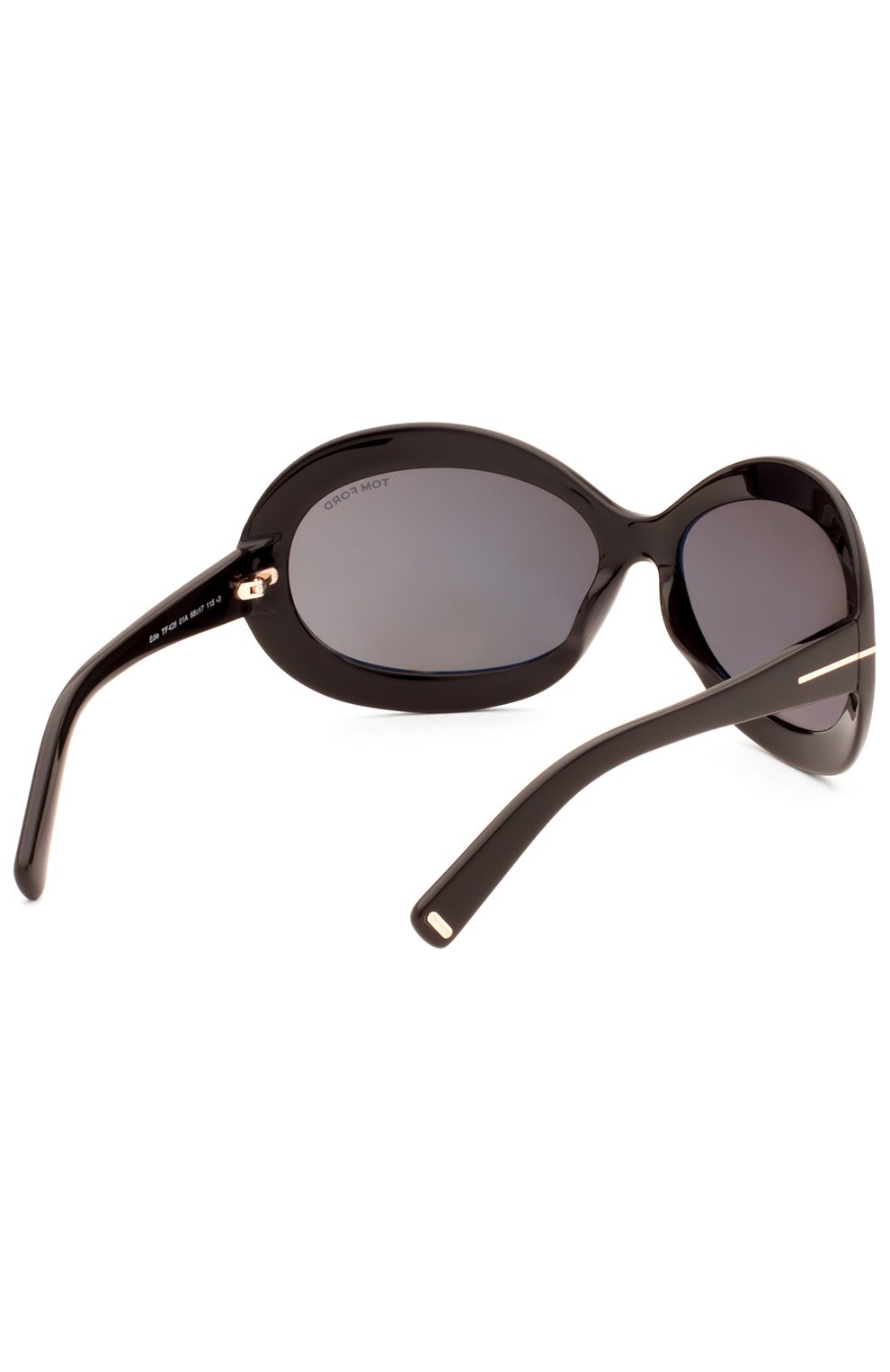 Женские очки солнцезащитные TOM FORD черного цвета, арт. TF428 01A | Фото 3 (Тип очков: С/з)