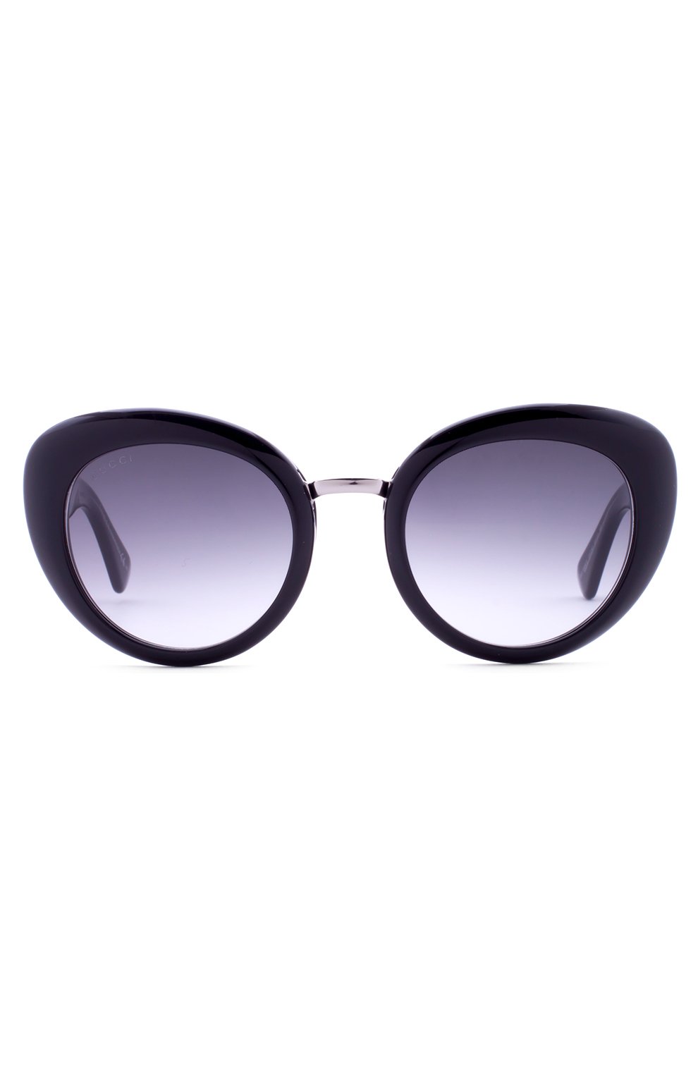Женские солнцезащитные очки GUCCI черного цвета, арт. 3808 Y6C | Фото 1