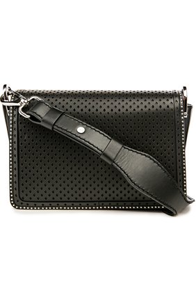 Женская сумка из перфорированной кожи TOD’S черная цвета, арт. XBWAMUJB100T0P купить в ЦУМ | Фото №2 Сумка из перфорированной кожи Tod’s черная цвета | Фото №2