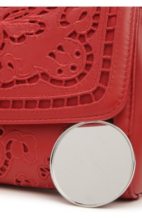 Женская сумка sicily small с прорезной вышивкой и зеркалом DOLCE & GABBANA красная цвета, арт. 0116/BB6003/AT414 купить в ЦУМ | Фото №6 Сумка Sicily small с прорезной вышивкой и зеркалом Dolce & Gabbana красная цвета | Фото №6