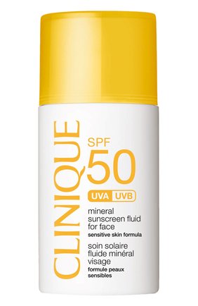 Солнцезащитный минеральный флюид для лица с SPF50 Clinique, арт. ZJYR-01 в ЦУМ | Фото №1 Солнцезащитный минеральный флюид для лица с SPF50 Clinique | Фото №1