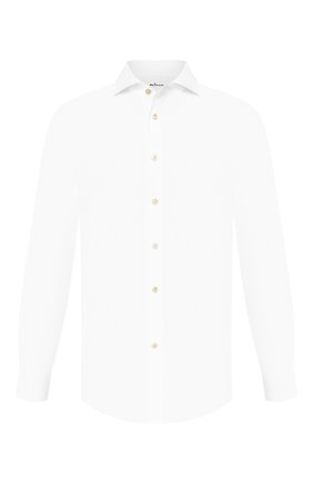 Мужская хлопковая сорочка KITON белого цвета по цене 37750 руб., арт. UCID/H003101 | Фото 1 Мужская хлопковая сорочка KITON белого цвета, арт. UCID/H003101 | Фото 1