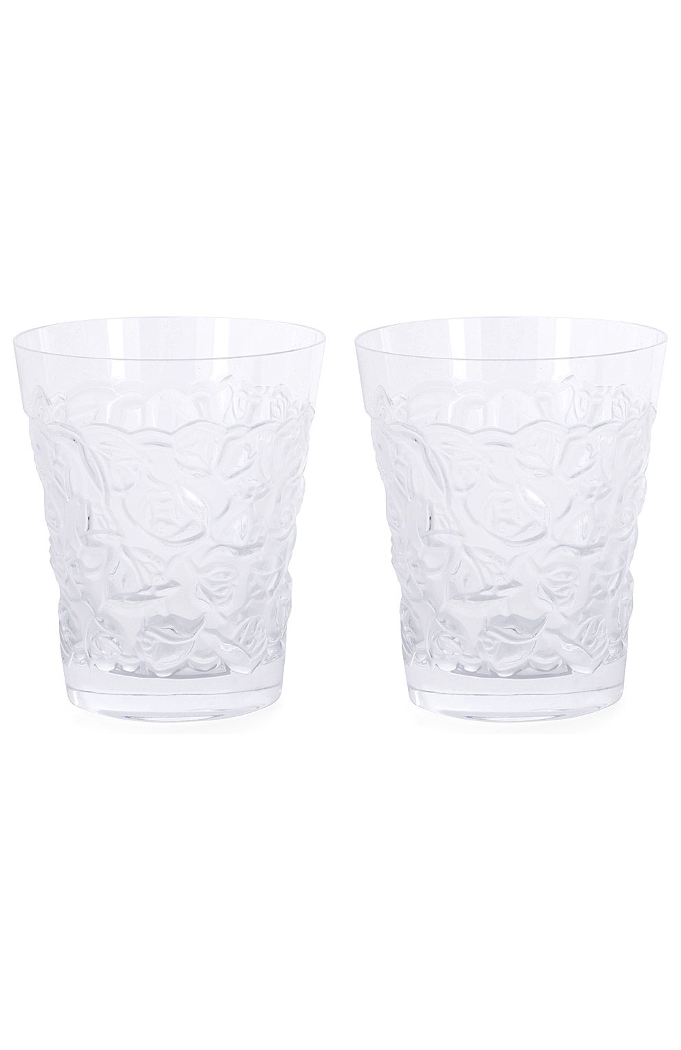 Мужского набор из 2-х стаканов для виски roses LALIQUE бесцветного цвета, арт. 1733100 | Фото 1