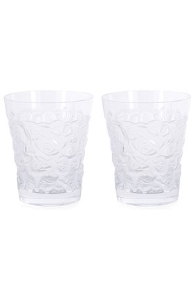 Мужского набор из 2-х стаканов для виски roses LALIQUE бесцветного цвета по цене 44850 руб., арт. 1733100 | Фото 1 Мужского набор из 2-х стаканов для виски roses LALIQUE бесцветного цвета, арт. 1733100 | Фото 1