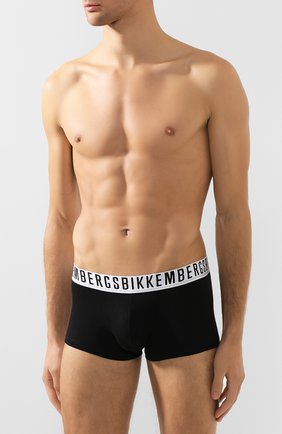 Мужские комплект из двух хлопковых боксеров DIRK BIKKEMBERGS черного цвета по цене 4395 руб., арт. B41308L1C | Фото 2 Мужские комплект из двух хлопковых боксеров DIRK BIKKEMBERGS черного цвета, арт. B41308L1C | Фото 2