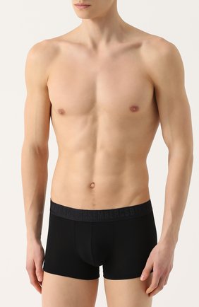 Мужские боксеры из вискозы DIRK BIKKEMBERGS черного цвета по цене 3995 руб., арт. B41312L17 | Фото 2 Мужские боксеры из вискозы DIRK BIKKEMBERGS черного цвета, арт. B41312L17 | Фото 2