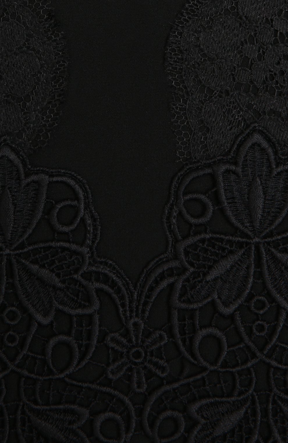 Женский черный шелковый шарф с кружевом Dolce & Gabbana, арт. 0136/FS166A/G7GZH купить в ЦУМ | Фото №3 Шелковый шарф с кружевом Dolce & Gabbana черный | Фото №3