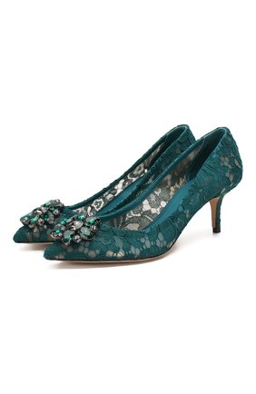 Женская текстильные туфли rainbow lace DOLCE & GABBANA зеленого цвета по цене 57950 руб., арт. 0112/CD0066/AL198 | Фото 1 Женская текстильные туфли rainbow lace DOLCE & GABBANA зеленого цвета, арт. 0112/CD0066/AL198 | Фото 1