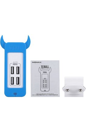 Зарядная станция u.bull на 4 устройства MOMAX синего цвета, арт. UM4EUB | Фото 2 (Кросс-КТ: Деактивировано)