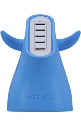 Зарядная станция u.bull на 5 устройств MOMAX голубого цвета, арт. UM5SEUB | Фото 2 (Кросс-КТ: Деактивировано)