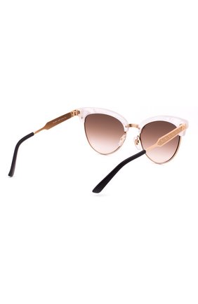 Женские солнцезащитные очки GUCCI розового цвета по цене 25850 руб., арт. 4283 U29 | Фото 3 Женские солнцезащитные очки GUCCI розового цвета, арт. 4283 U29 | Фото 3