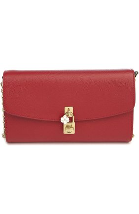 Клатч Dolce на цепочке Dolce & Gabbana, красного цвета, арт. 0116/BB6231/AB472 в ЦУМ | Фото №1 Клатч Dolce на цепочке Dolce & Gabbana красного цвета | Фото №1