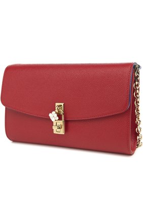 Клатч Dolce на цепочке Dolce & Gabbana, красного цвета, арт. 0116/BB6231/AB472 в ЦУМ | Фото №4 Клатч Dolce на цепочке Dolce & Gabbana красного цвета | Фото №4