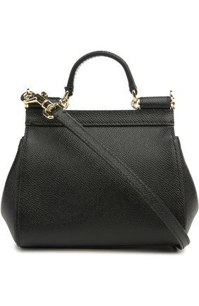 Женская сумка sicily micro из тисненой кожи DOLCE & GABBANA черная цвета, арт. 0116/BB5999/A1001 купить в ЦУМ | Фото №3 Сумка Sicily micro из тисненой кожи Dolce & Gabbana черная цвета | Фото №3