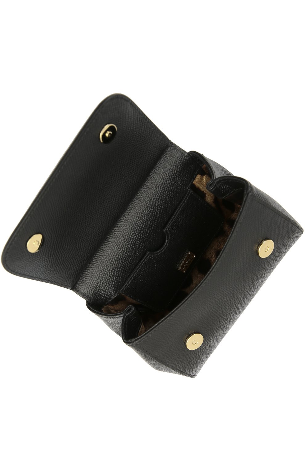 Женская сумка sicily micro из тисненой кожи DOLCE & GABBANA черная цвета, арт. 0116/BB5999/A1001 купить в ЦУМ | Фото №5 Сумка Sicily micro из тисненой кожи Dolce & Gabbana черная цвета | Фото №5