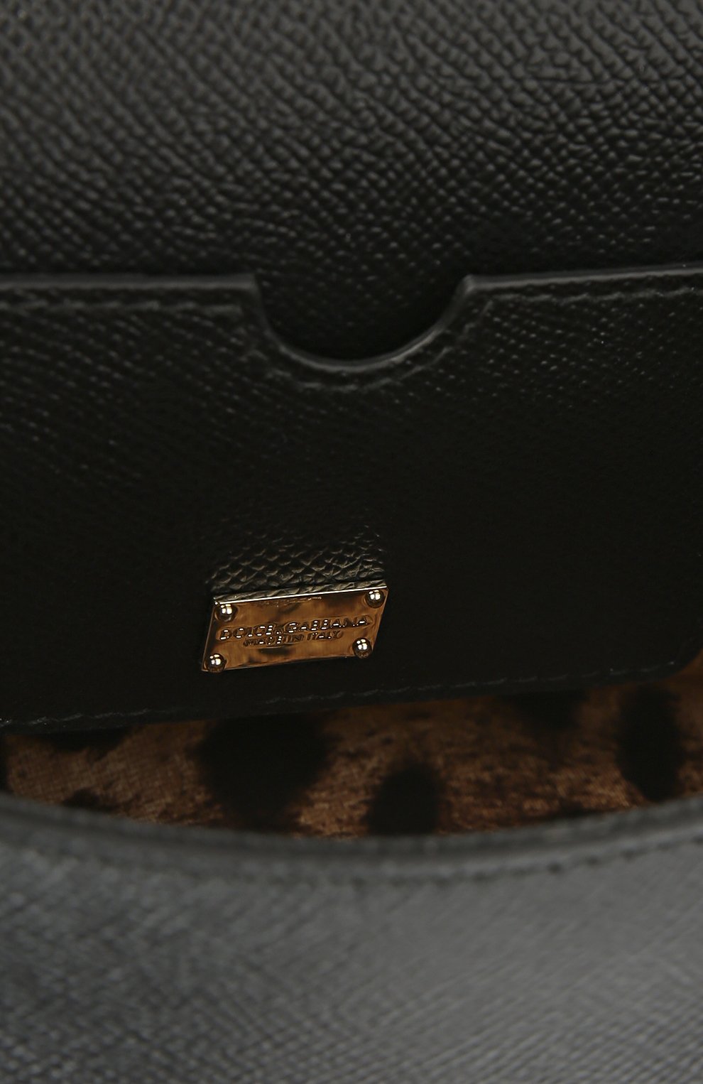 Женская сумка sicily micro из тисненой кожи DOLCE & GABBANA черная цвета, арт. 0116/BB5999/A1001 купить в ЦУМ | Фото №6 Сумка Sicily micro из тисненой кожи Dolce & Gabbana черная цвета | Фото №6
