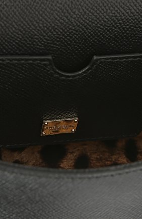 Женская сумка sicily micro из тисненой кожи DOLCE & GABBANA черная цвета, арт. 0116/BB5999/A1001 купить в ЦУМ | Фото №6 Сумка Sicily micro из тисненой кожи Dolce & Gabbana черная цвета | Фото №6