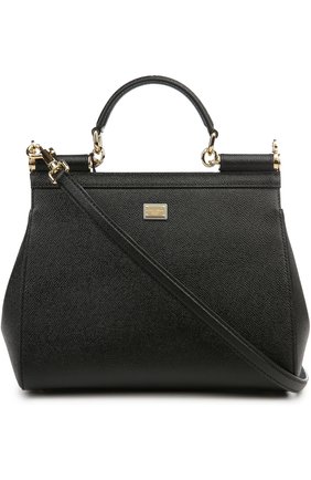 Женская сумка sicily medium new с аппликацией dg family DOLCE & GABBANA черная цвета, арт. 0116/BB6002/AB428 купить в ЦУМ | Фото №3 Сумка Sicily medium new с аппликацией DG FAMILY Dolce & Gabbana черная цвета | Фото №3