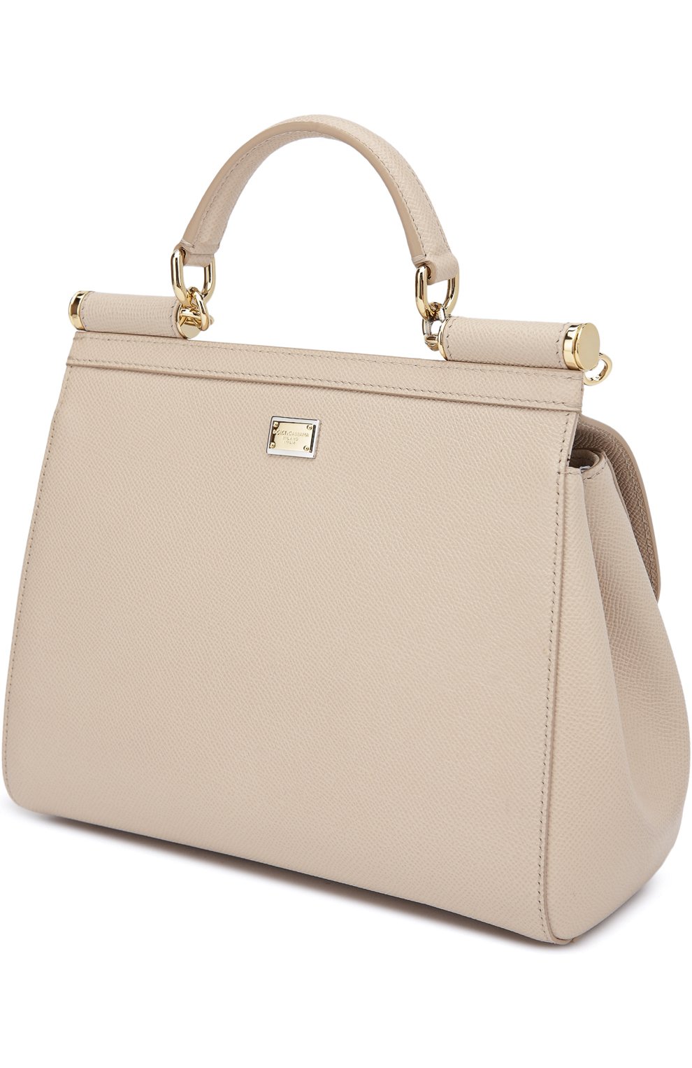 Женская сумка sicily medium new с аппликацией dg family DOLCE & GABBANA бежевая цвета, арт. 0116/BB6002/AB428 купить в ЦУМ | Фото №3 Сумка Sicily medium new с аппликацией DG FAMILY Dolce & Gabbana бежевая цвета | Фото №3